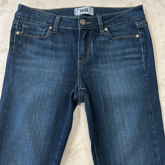 PAIGE Verdugo Ankle Transcend Nottingham Dark Wash Jeans 27 - Picture 16 of 16